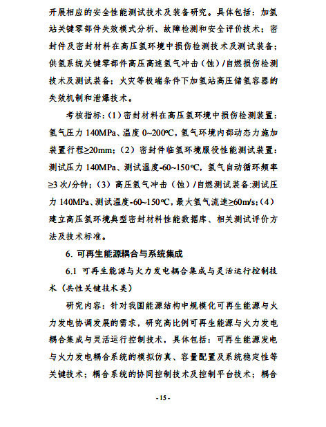 “可再生能源與氫能技術(shù)”重點(diǎn)專項(xiàng)2019 年度項(xiàng)目申報(bào)指南建議開始征求意見 “可再生能源與氫能技術(shù)”重點(diǎn)專項(xiàng)2019 年度項(xiàng)目申報(bào)指南建議開始征求意見